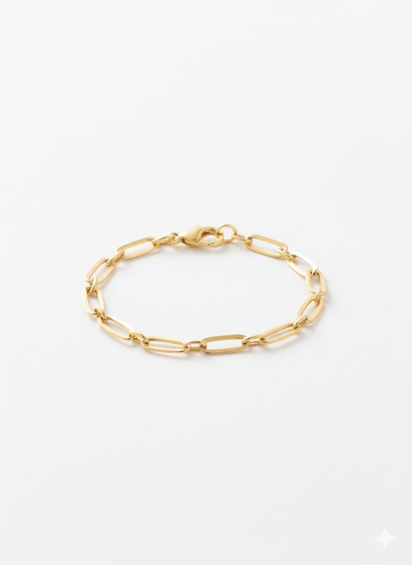 دستبند مردانه طلا ۱۸ عیار دستبندهرمس گالری کاژه گلد