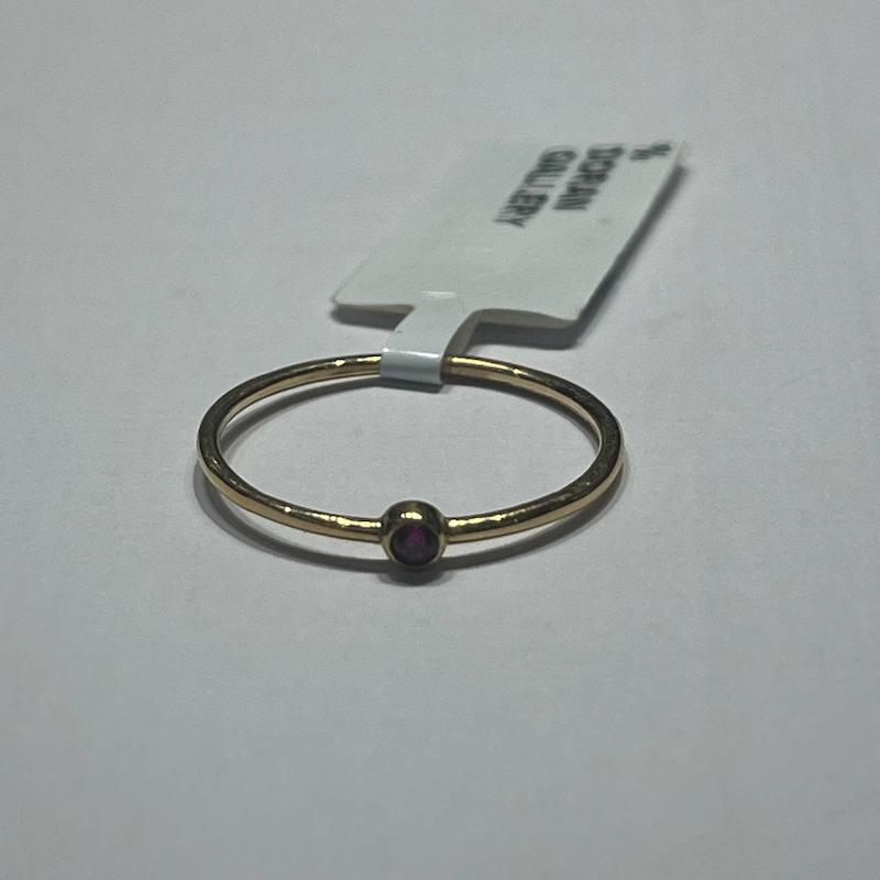 انگشتر زنانه طلا ۱۸ عیار نگین دار گالری طلا دوران