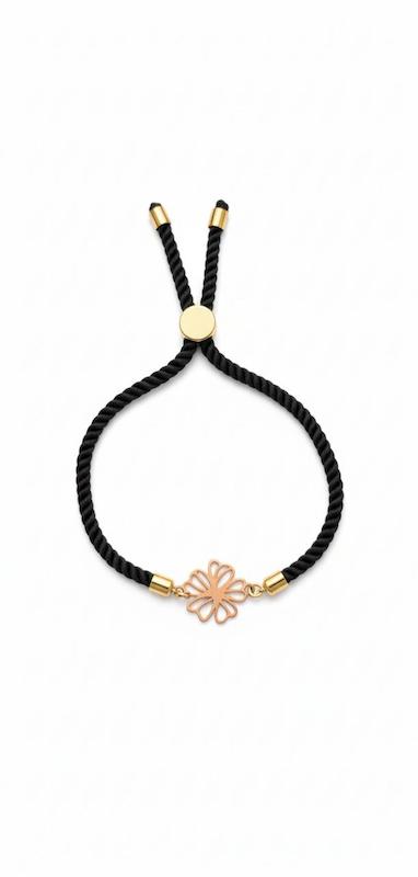 دستبند زنانه طلا ۱۸ عیار آسانسوری۵۵٧٢ گالری طلای شفیع