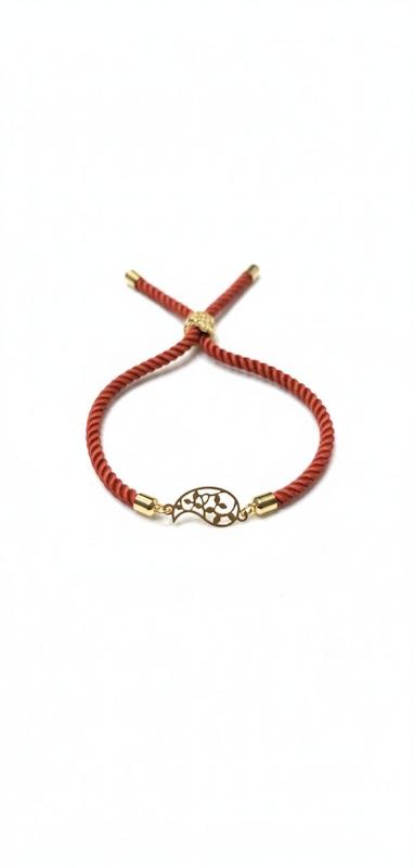 دستبند زنانه طلا ۱۸ عیار آسانسوری۵۵۵٨ گالری طلای شفیع