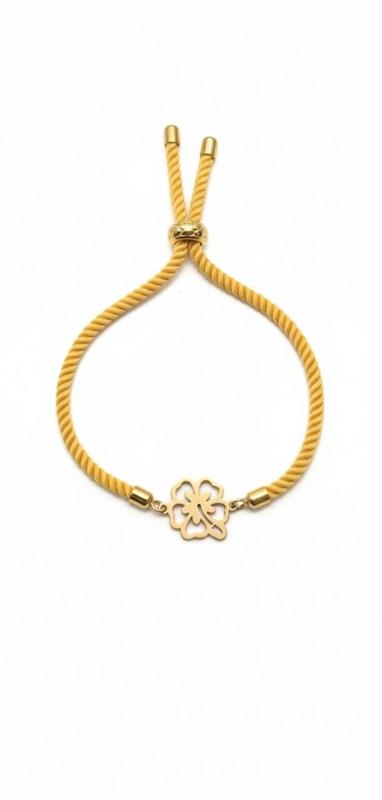 دستبند زنانه طلا ۱۸ عیار آسانسوری۵۵٨۵ گالری طلای شفیع