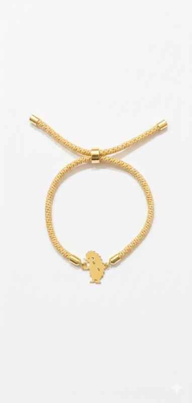 دستبند زنانه طلا ۱۸ عیار آسانسوری۵۵٧۶ گالری طلای شفیع