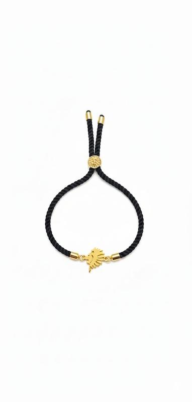 دستبند زنانه طلا ۱۸ عیار آسانسوری۵۵٨٧ گالری طلای شفیع