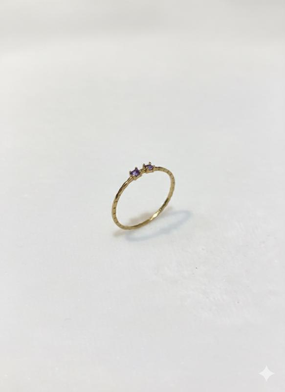 انگشتر زنانه طلا ۱۸ عیار فانتزی ۵۶١١ گالری طلای شفیع