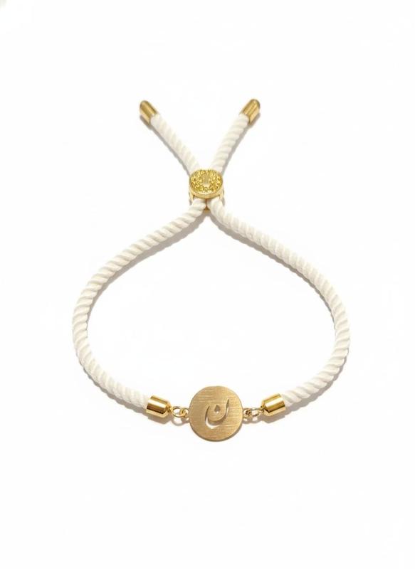 دستبند زنانه طلا ۱۸ عیار فانتزی ۵۶٢٠ گالری طلای شفیع