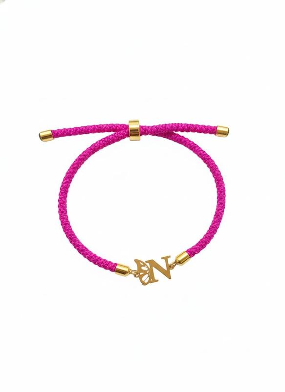 دستبند زنانه طلا ۱۸ عیار فانتزی ۵۶٢۶ گالری طلای شفیع