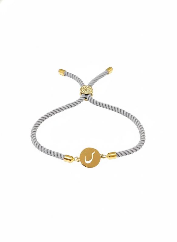 دستبند زنانه طلا ۱۸ عیار فانتزی ۵۶٢٢ گالری طلای شفیع