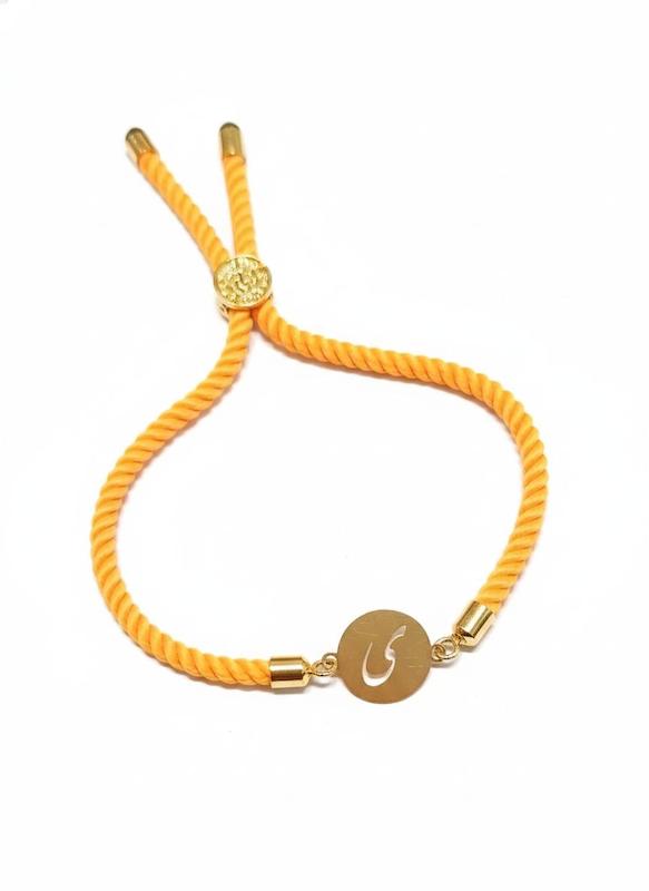 دستبند زنانه طلا ۱۸ عیار فانتزی ۵۶٣۶ گالری طلای شفیع