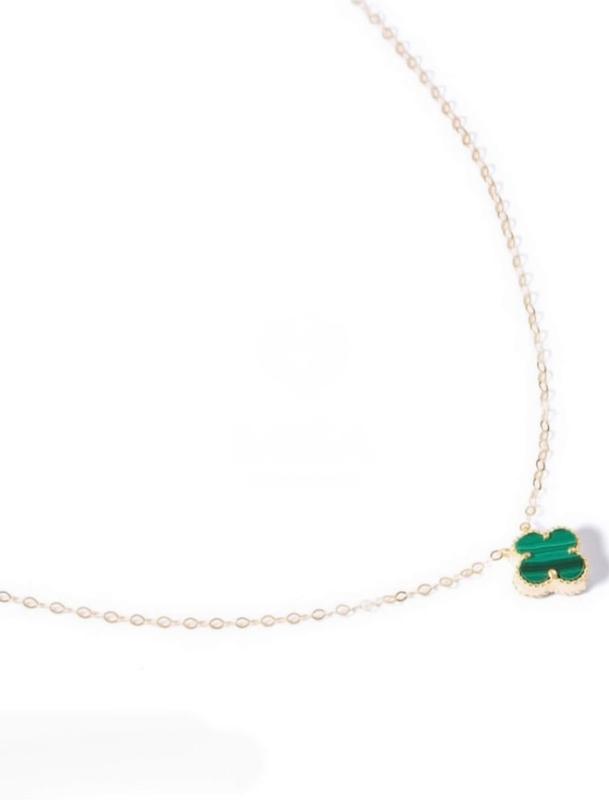 گردنبند زنانه طلا ۱۸ عیار گردنبند ونکلیف گالری کاژه گلد