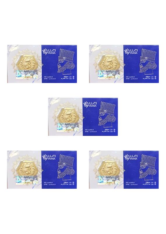 سکه زنانه طلا ۱۸ عیار پک 5تایی پارسیان ایران گالری طلای شفیع