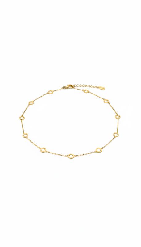 گردنبند زنانه طلا ۱۸ عیار گردنبد ونکلیف گالری کاژه گلد