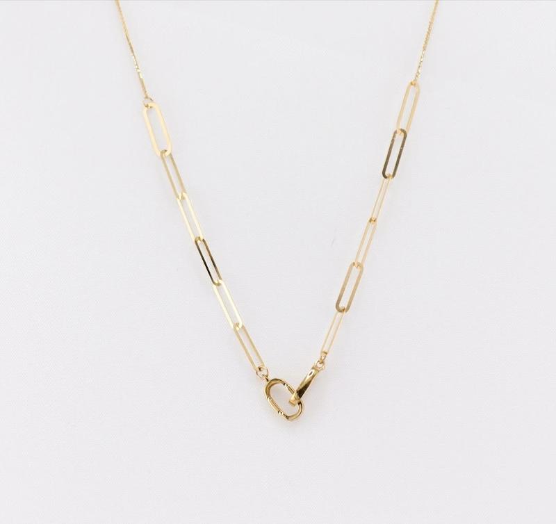 گردنبند زنانه طلا ۱۸ عیار گردنبند هرمس گالری کاژه گلد