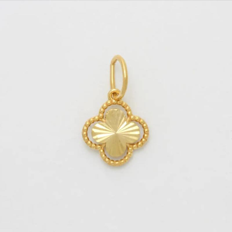 آویز زنانه طلا ۱۸ عیار آویز ونکلیف تراش گالری کاژه گلد