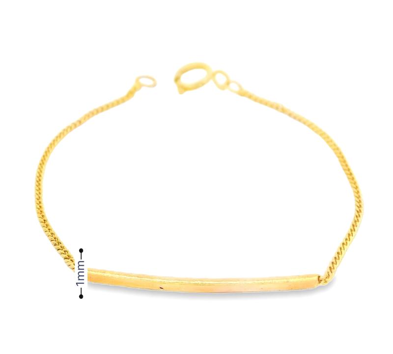 دستبند بچگانه طلا ۱۸ عیار کارتیه سانل گلد