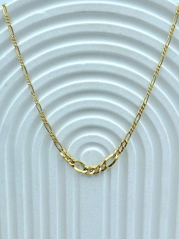 زنجیر طلا ۱۸ عیار فیگارو گالری زرگر