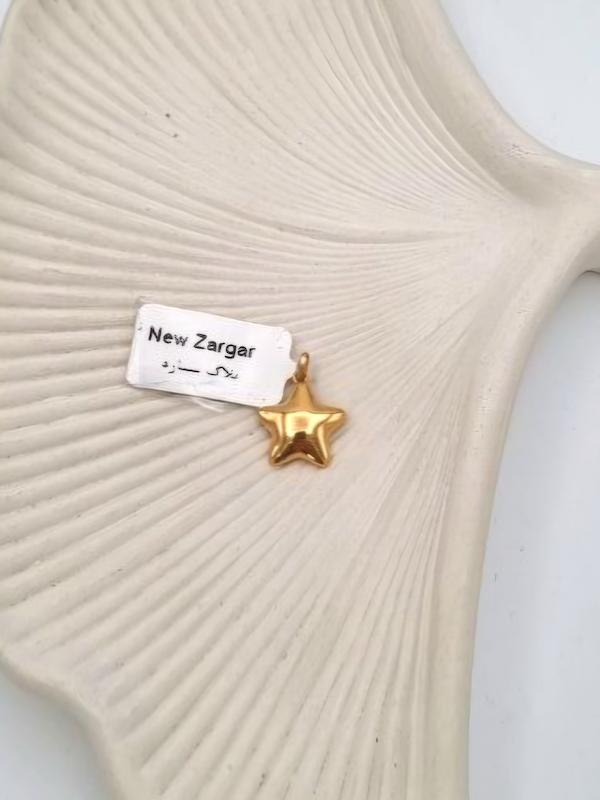 آویز طلا ۱۸ عیار ستاره محدب گالری زرگر