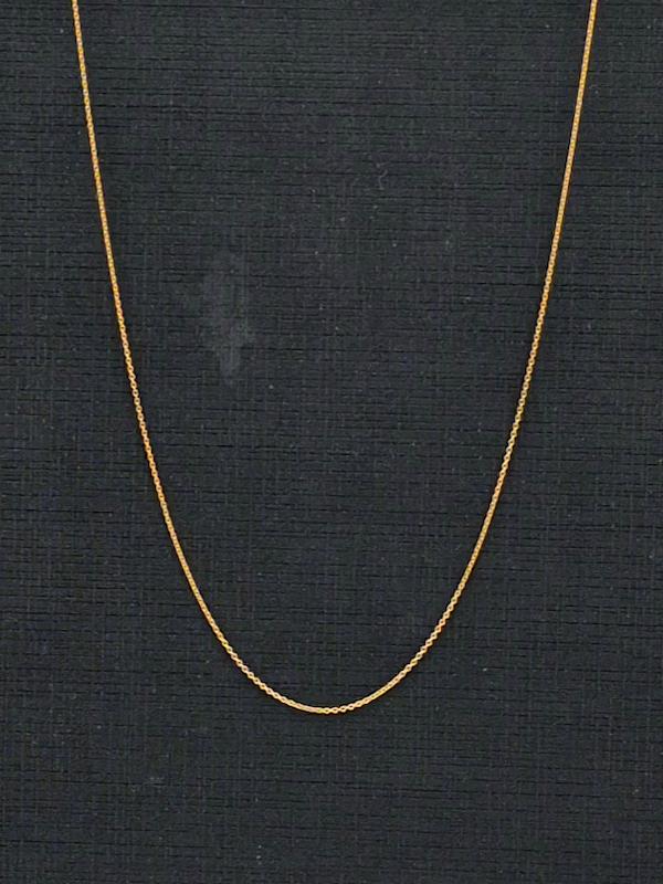 زنجیر طلا ۱۸ عیار فلامینگو تراش گالری زرگر