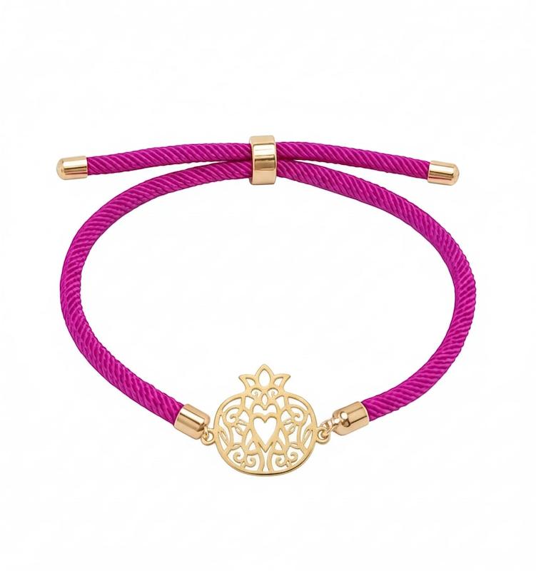 دستبند طلا ۱۸ عیار انار مدوپد