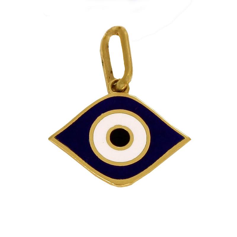 آویز زنانه طلا ۱۸ عیار آویز چشم گالری رخساره