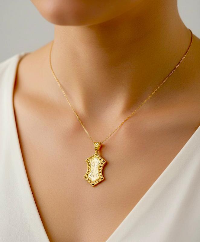 آویز طلا ۱۸ عیار آویز اماراتی جادویی گالری نیک گلد