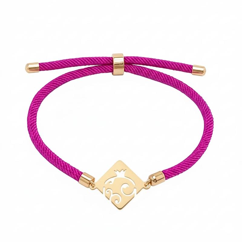 دستبند طلا ۱۸ عیار انار مدوپد