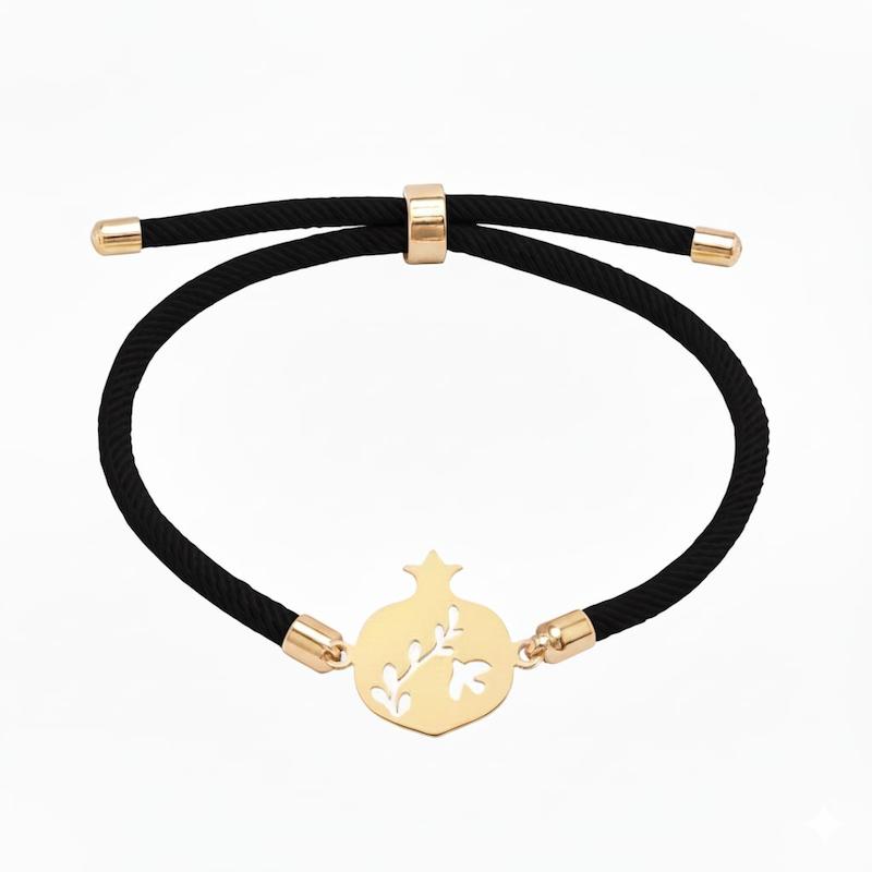 دستبند طلا ۱۸ عیار انار مدوپد