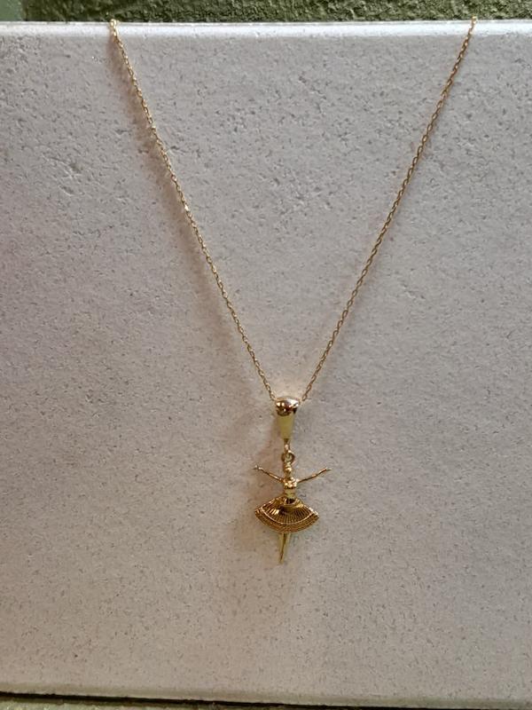 گردنبند زنانه طلا ۱۸ عیار بارلین گالری طلای عزیز