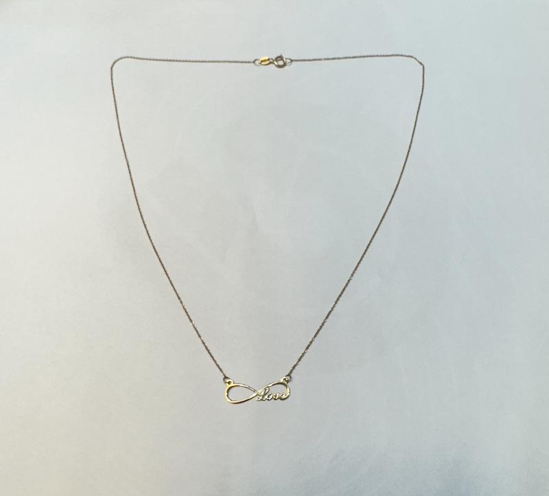 گردنبند زنانه طلا ۱۸ عیار گردنبند لاو گالری طلای ملکان