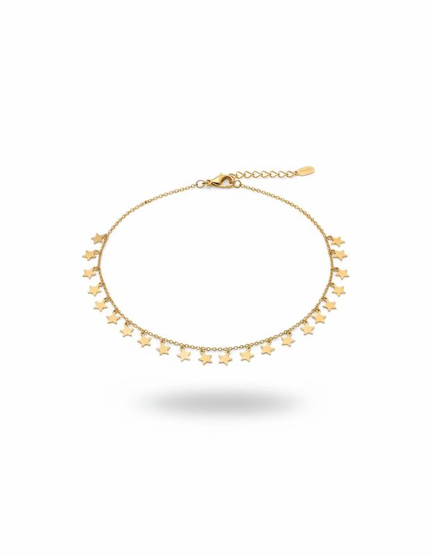 دستبند زنانه طلا ۱۸ عیار دستبند ستاره ایتالی گالری کاژه گلد