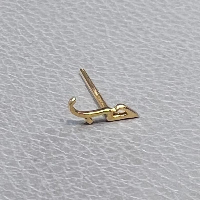 گوشواره زنانه طلا ۱۸ عیار گوشواره حب گالری زرنوش