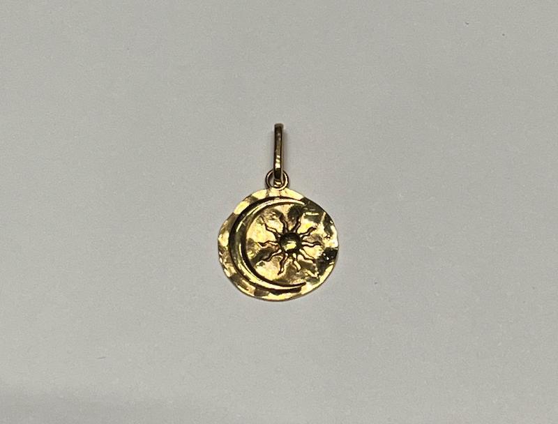 آویز زنانه طلا ۱۸ عیار آویز ماه وستاره گالری رخساره