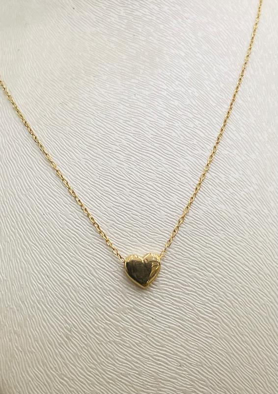 گردنبند زنانه طلا ۱۸ عیار مینیمال قلب گالري مهر