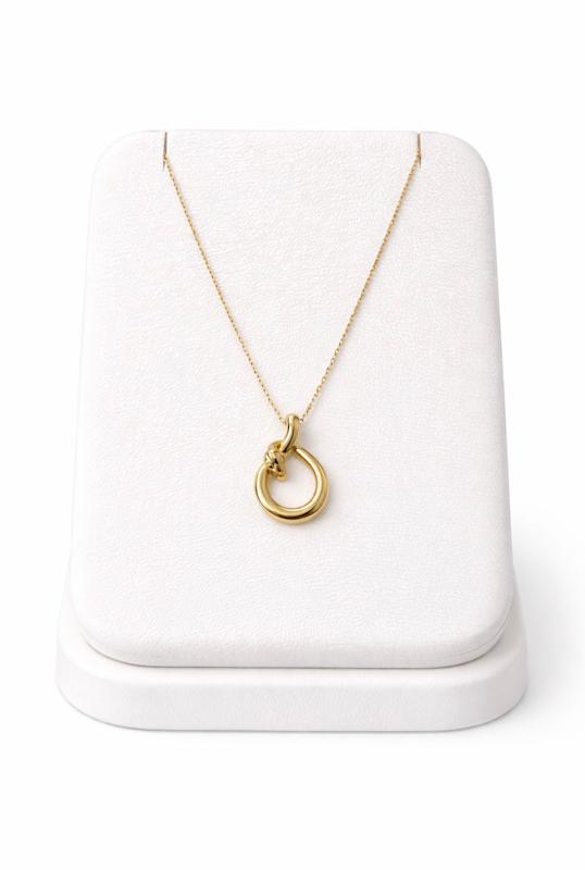 آویز زنانه طلا ۱۸ عیار زنجیر مدال مار گالری طلای حسن خانی