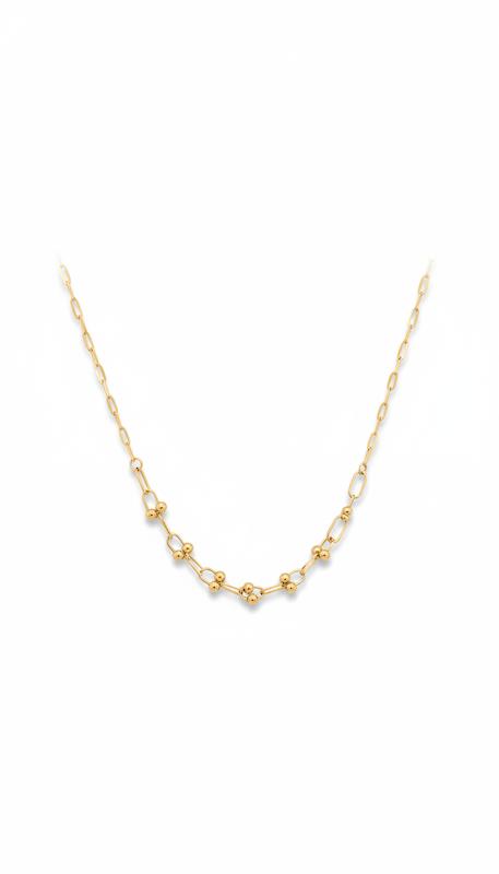 گردنبند زنانه طلا ۱۸ عیار گردنبند تیفانی وارداتی گالری کاژه گلد