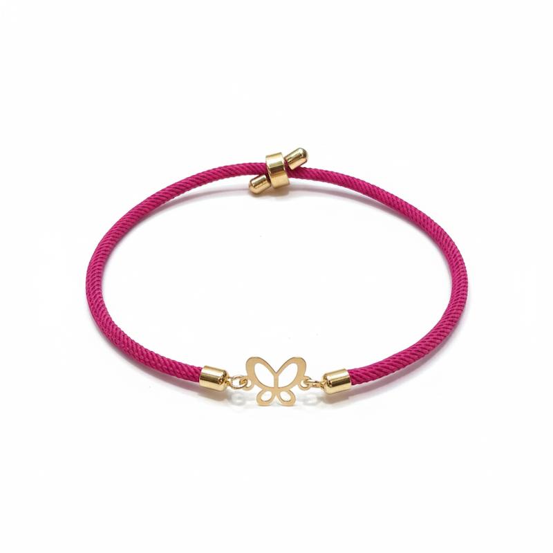 دستبند بچگانه طلا ۱۸ عیار پروانه گالری شمش طلا