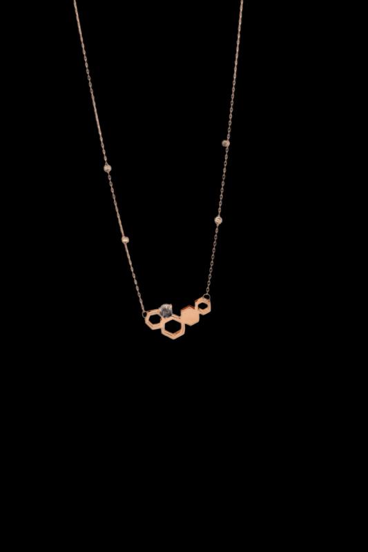 گردنبند زنانه طلا ۱۸ عیار کندو راموگلد