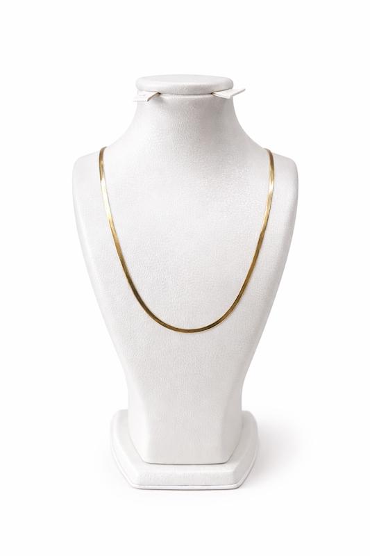 گردنبند زنانه طلا ۱۸ عیار هرینگبون گالری طلای حسن خانی