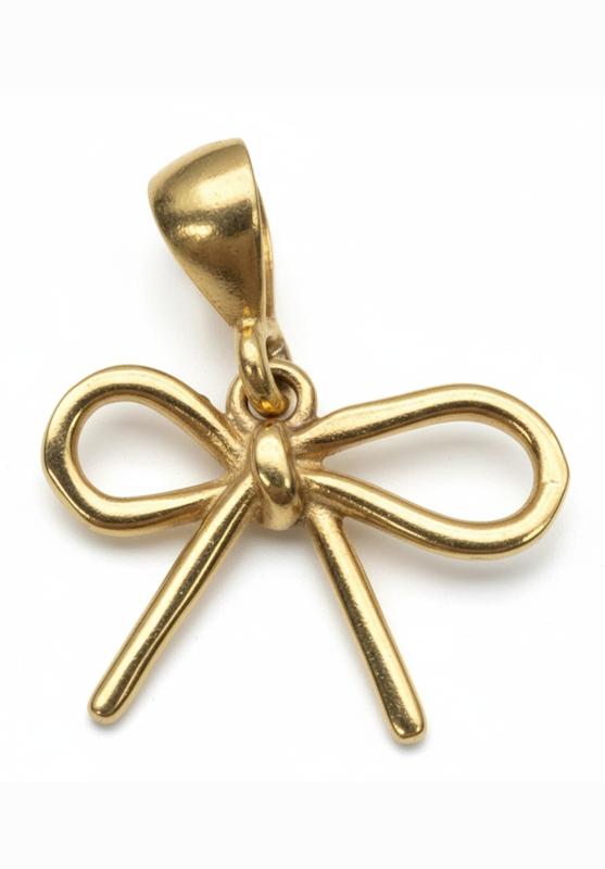 آویز زنانه طلا ۱۸ عیار آویز پلاک پاپیون طلای لوتوس