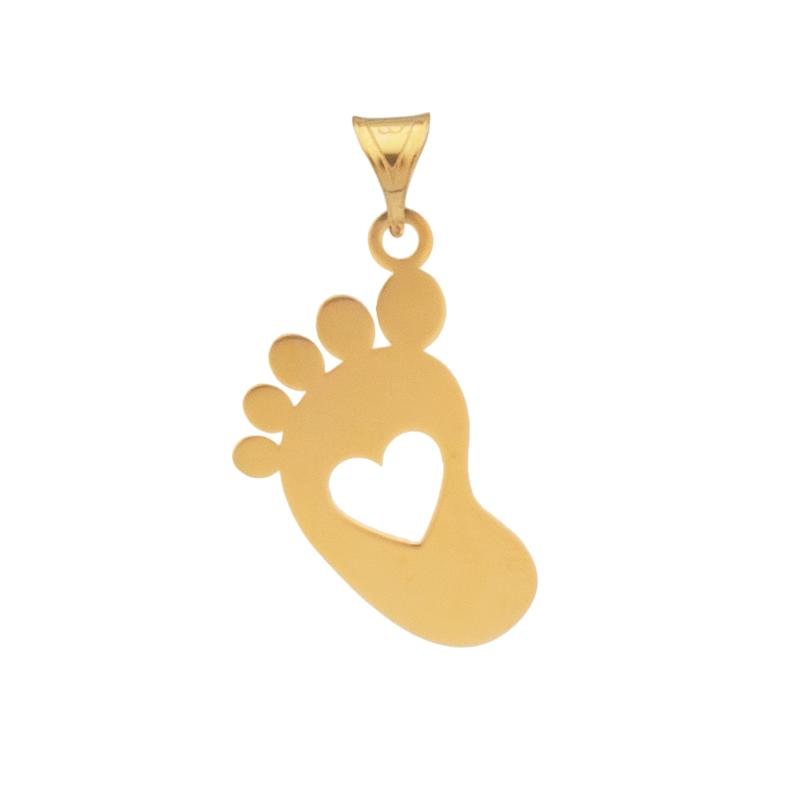 آویز زنانه طلا ۱۸ عیار نوزادی شگفت انگیز های مدوپد