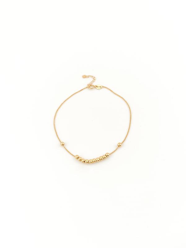 دستبند زنانه طلا ۱۸ عیار دستبند طلا طرح گوی گالــری طلا رابــونـل