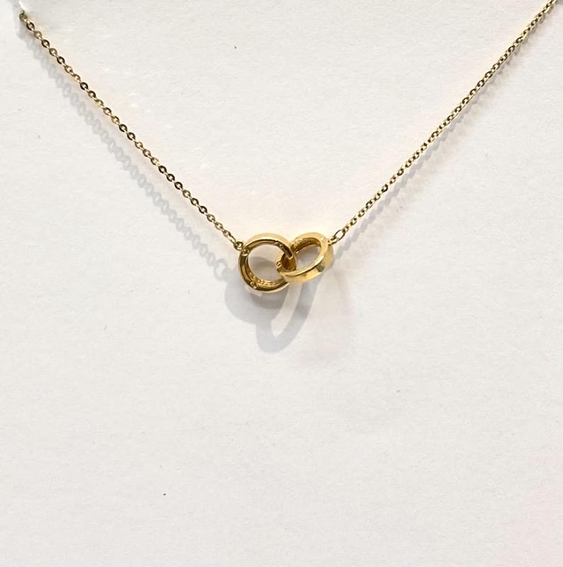 گردنبند زنانه طلا ۱۸ عیار گردنبند کارتیه لاو طلای نیاکی