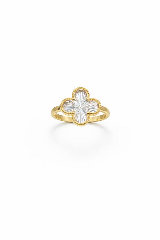 انگشتر زنانه طلا ۱۸ عیار انگشتر ونکلیف طلای نیاکی