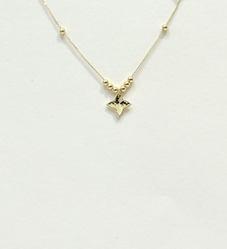 گردنبند زنانه طلا ۱۸ عیار گردنبند ونکلیف مینیمال طلای نیاکی