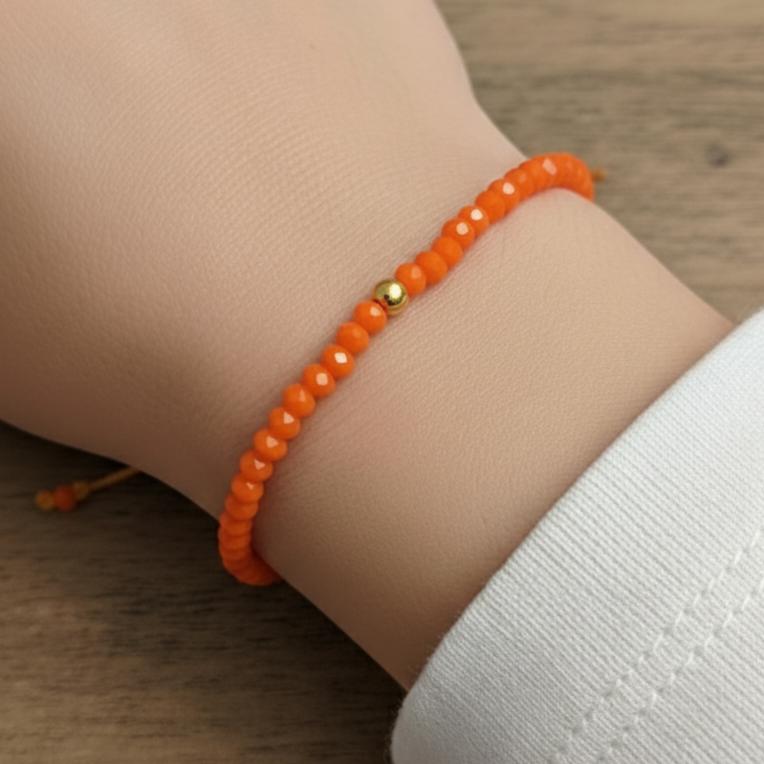 دستبند زنانه طلا ۱۸ عیار گوی البرنادو گالری شمش طلا