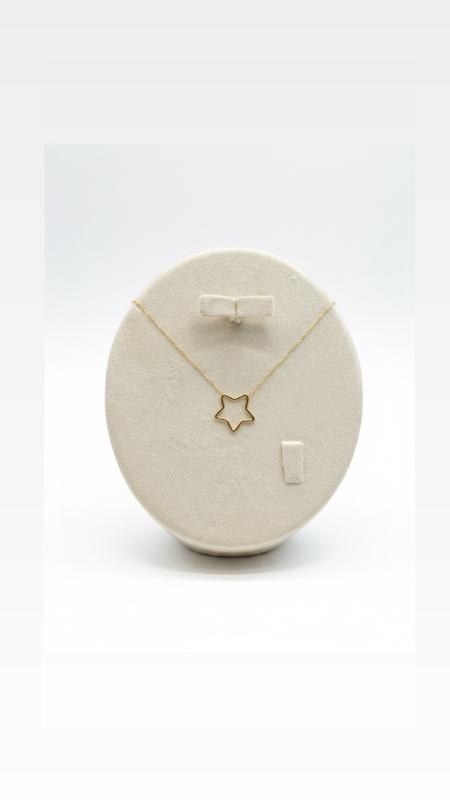 گردنبند زنانه طلا ۱۸ عیار گردنبند ستاره sogandgallery