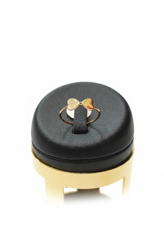 انگشتر زنانه طلا ۱۸ عیار مینیمال قلب1.410گرم گالری پلاتین