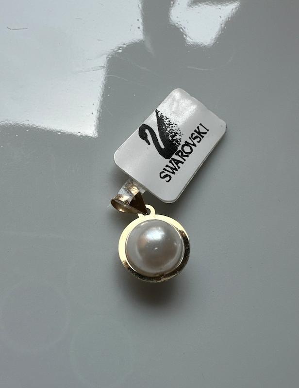 زنانه طلا ۱۸ عیار پلاک مروارید گالری درمه گلد