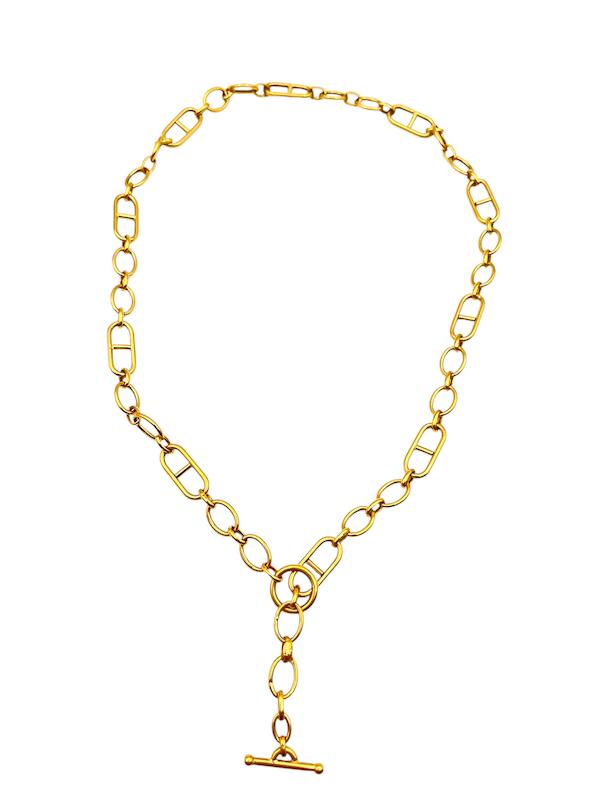 زنجیر زنانه طلا ۱۸ عیار دیپلمات کرواتی گالری سها