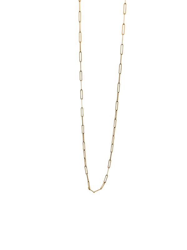 زنجیر زنانه طلا ۱۸ عیار هرمس دونه بلند گالری سها