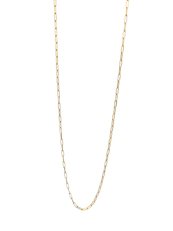 زنجیر زنانه طلا ۱۸ عیار هرمس دونه کوتاه گالری سها